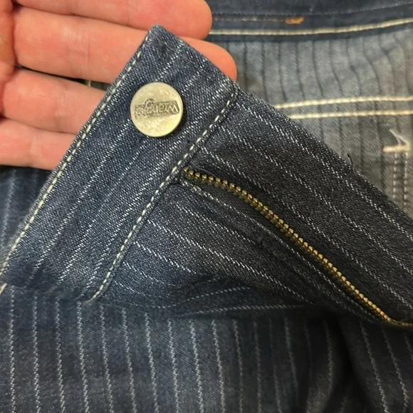 Wrangler Pin Stripe Jeans 33 - Picture 4 of 8